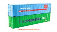 4F-028-001 Dapol 45ft High Cube Container Twin Pack - Argos and Co-op